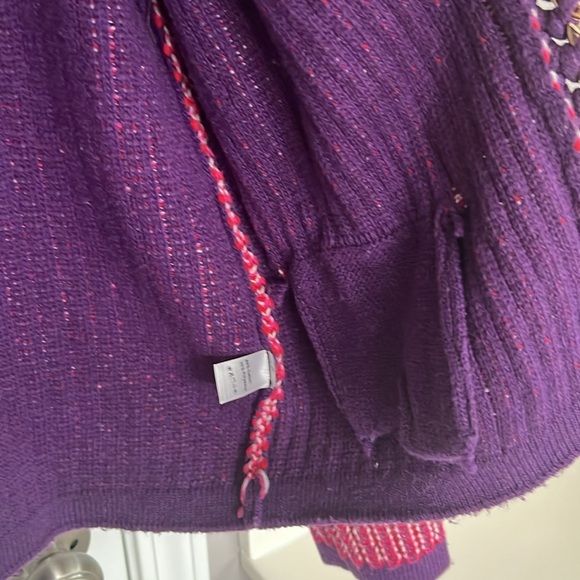 Koshka Mashka Knit Chain Detail Hot Pink Open Cardigan Jacket - Picture 5 of 7